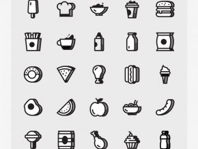Food Icons Free Vector Art