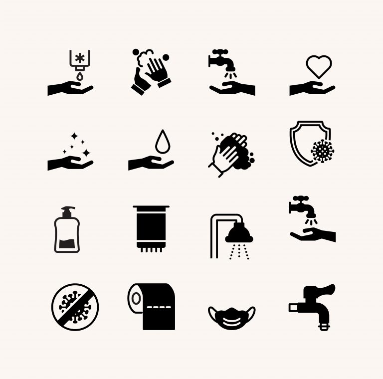 Hygiene Icons Free Vectors Download