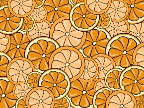 Orange Background Free Vector Art