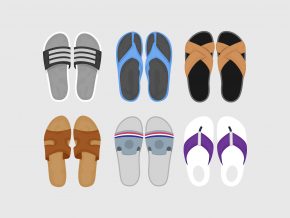 Summer Shoes Vector Download