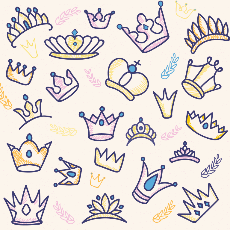 Crown Icons Set Download