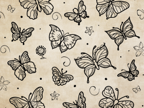 Vintage Butterfly Illustration Free Download