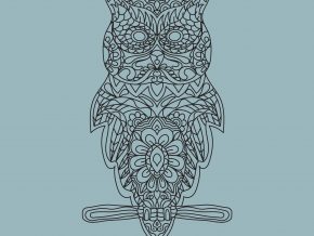 Decorative Owl Free Doodle Art
