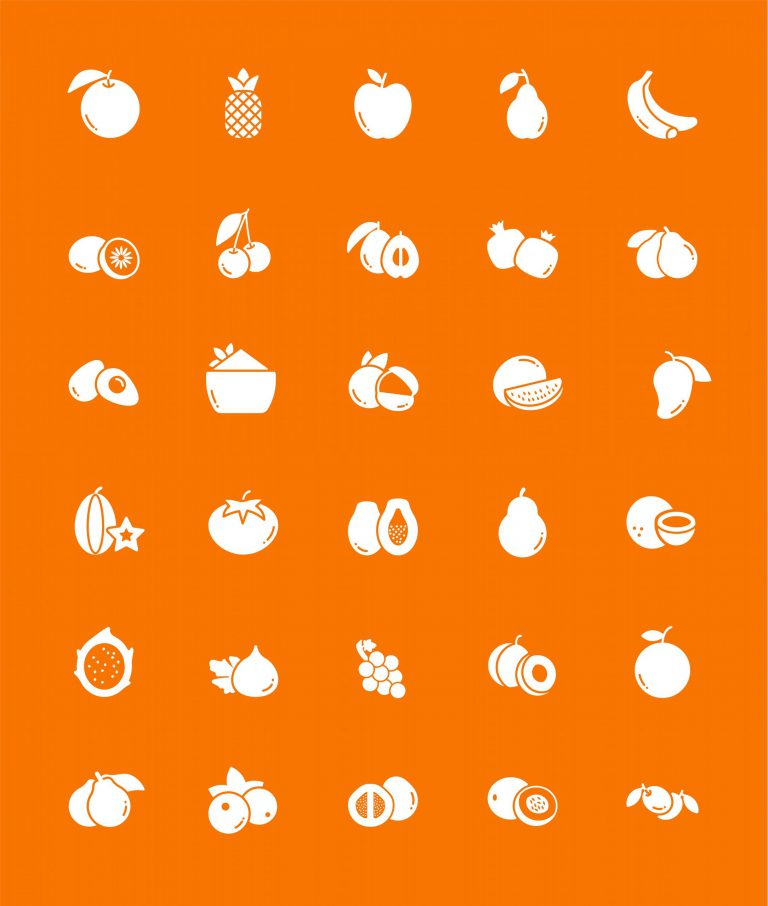 Fruits Icon Vector Download