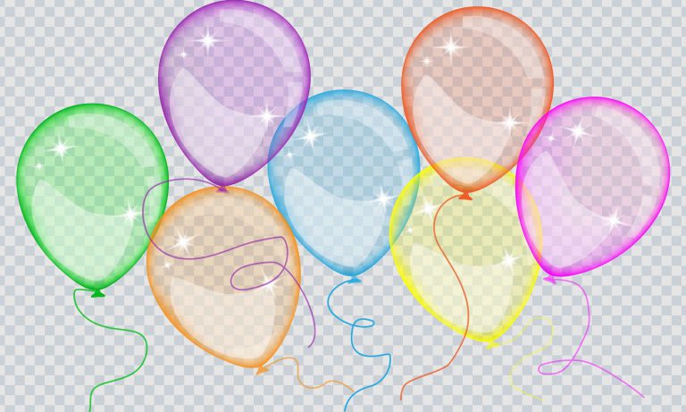 Balloons Transparent Background Free Vector Download