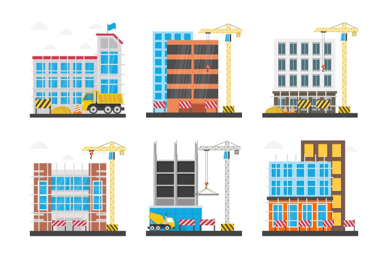 Building Construction Icons Pack