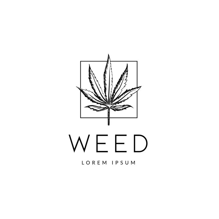Cannabis Free Vector Logo Template
