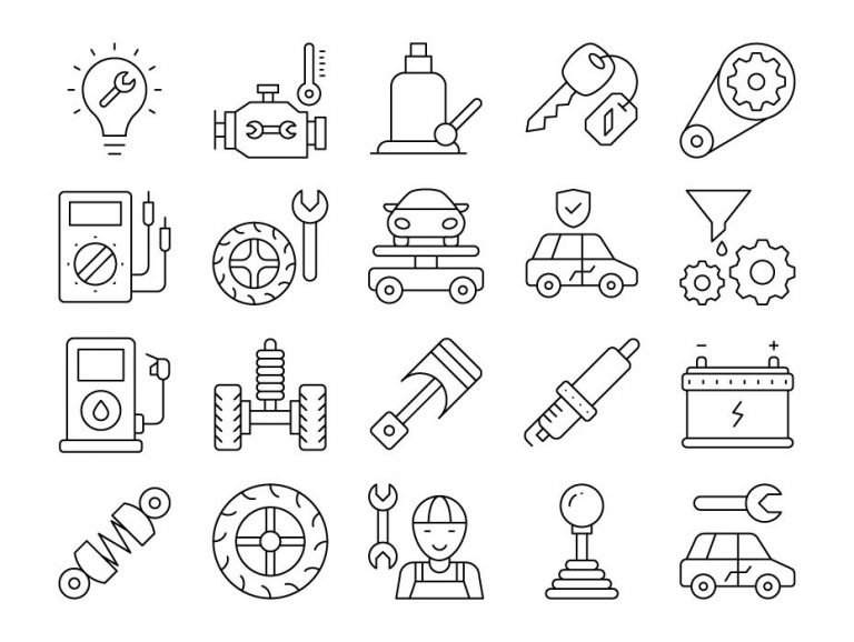 Car Service Icons