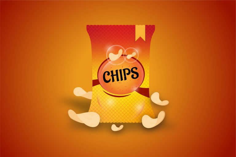 Potato Chips Vector Free Download