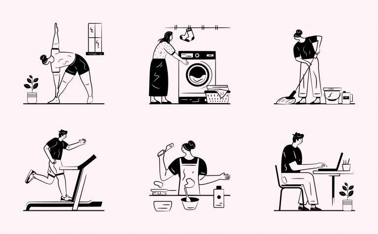 Free Daily Routine Vectors Download
