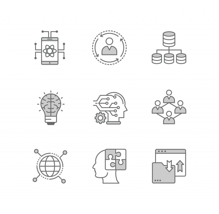 Data Science Line Icons