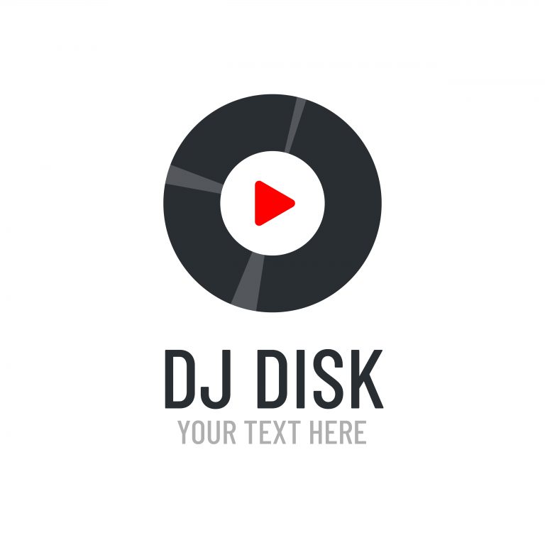 Dj Disk Vector Logo