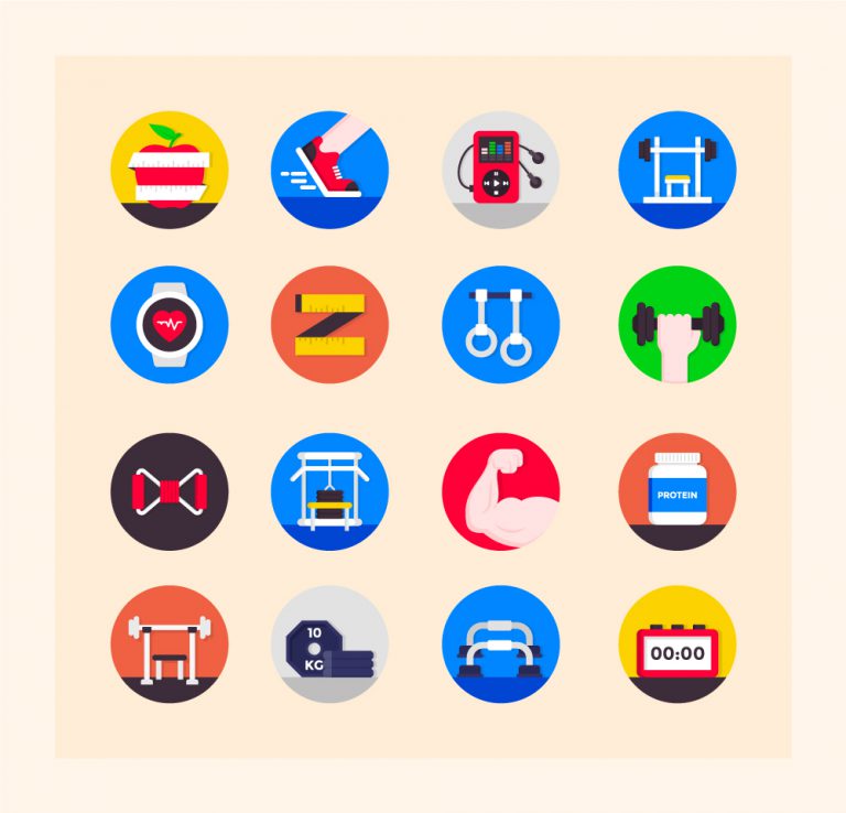 Fitness Icons Free Download