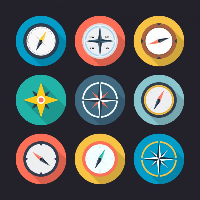 Compass Icon set