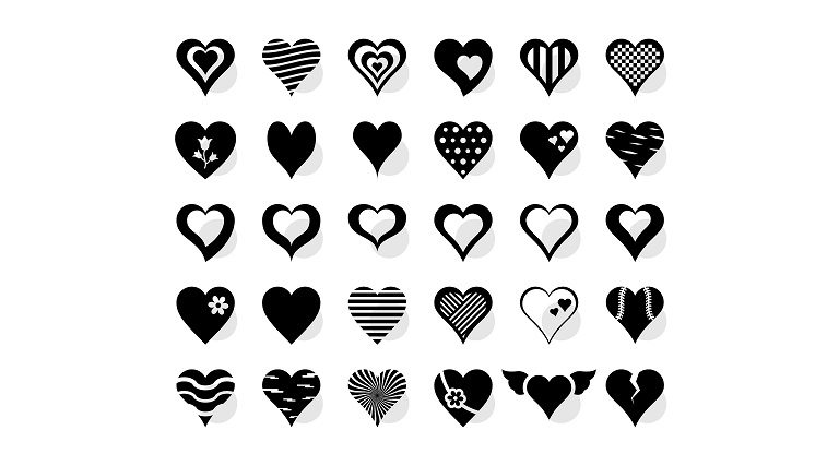 Hearts Vector Set