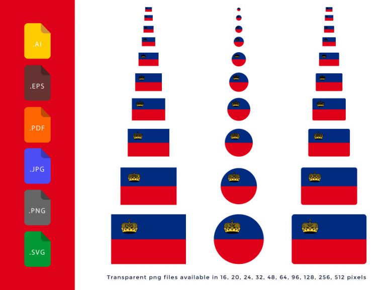 Liechtenstein-Flag