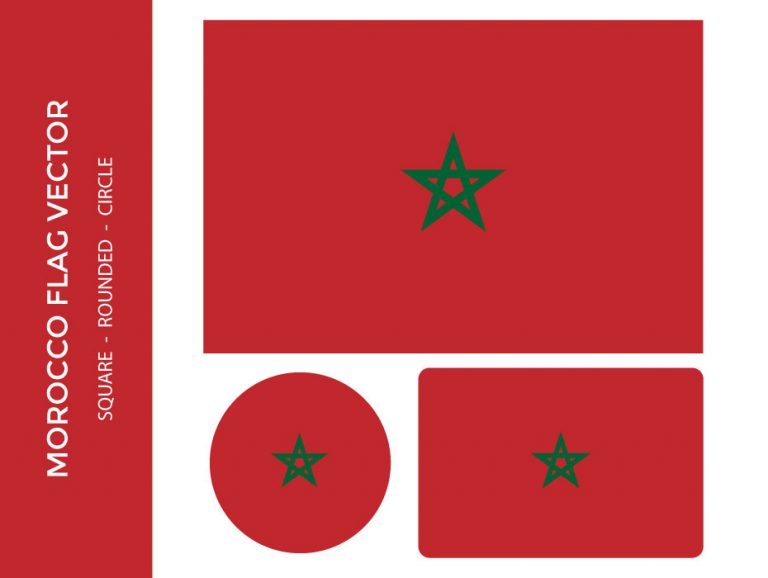 Morocco Flag Vector Frebers Morocco Flag Vector Frebers