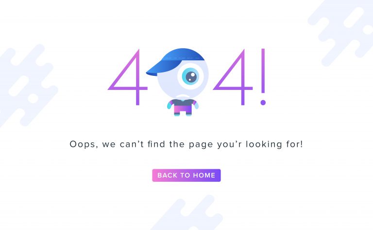 Page Not Found Vector