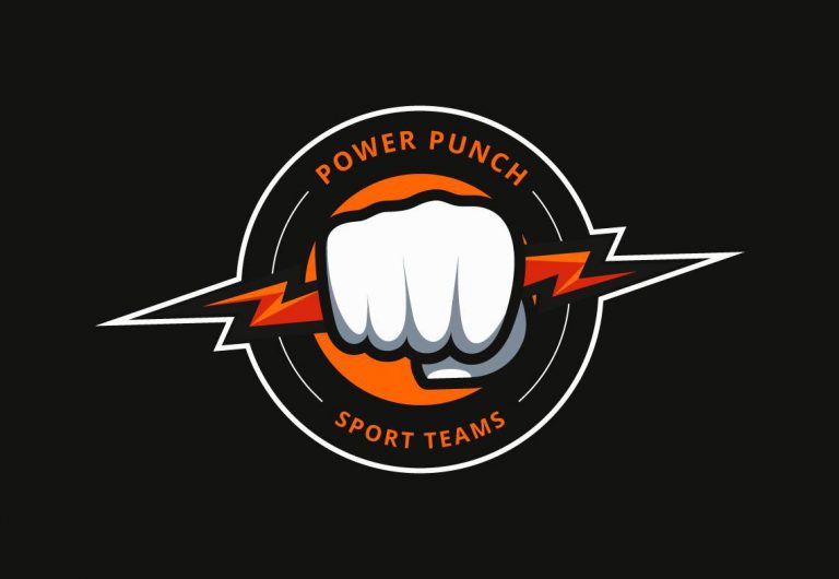Power Punch Mascot Vector