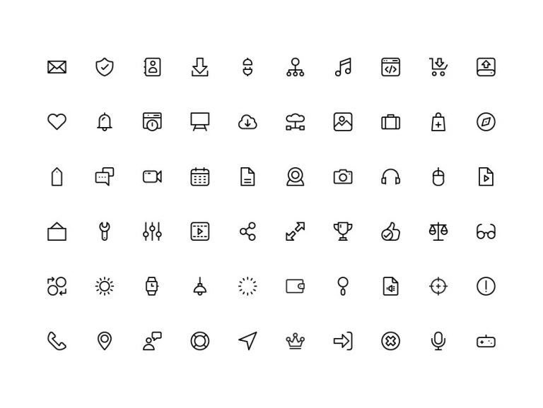 User Interface Icons