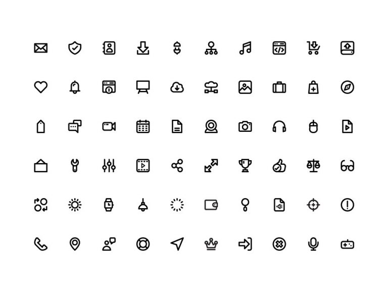 User Interface Icons