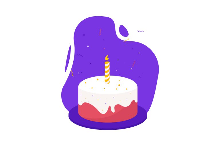 Birthday Cake Illustration