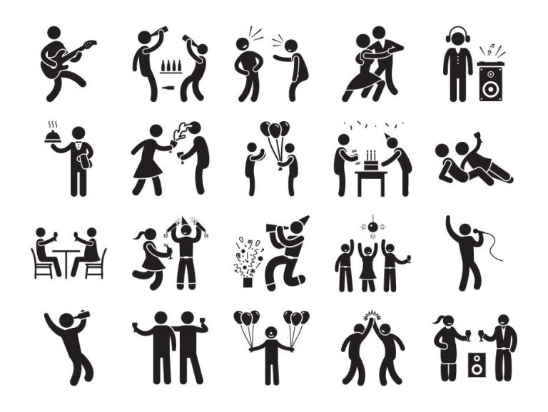 Celebration and Party Icons