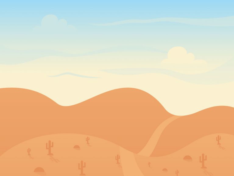 Desert Landscape Vector
