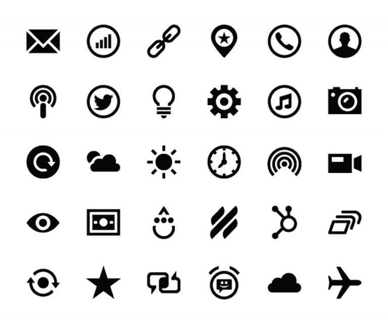 Mobile App Symbols