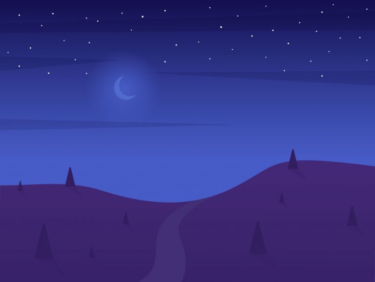 Night Scene Landscape