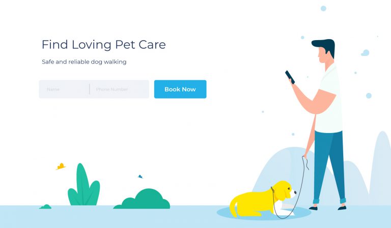 Pet Care Header Illustration 1