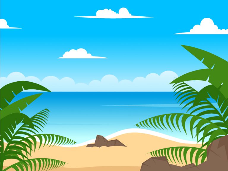 Seashore and Beach Background