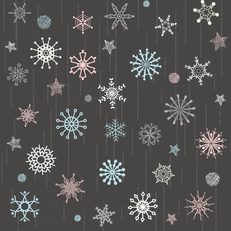 Snowflake Doodle Free Vector Art