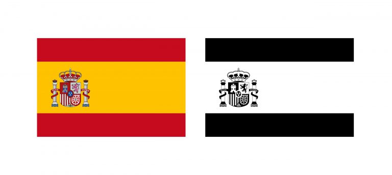 Spanish Flag Free Vector Art