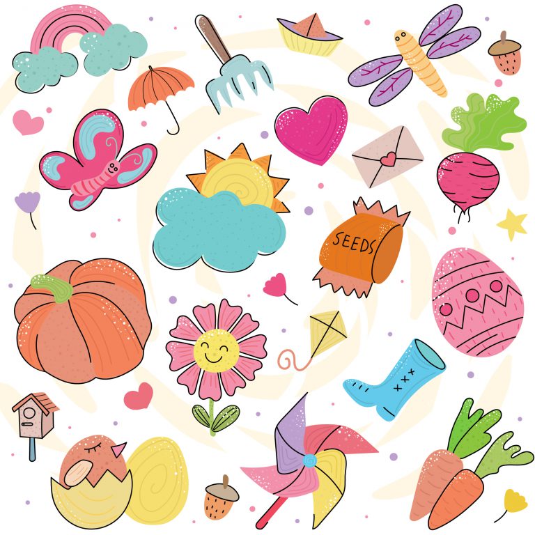 Spring Doodle Icons Download