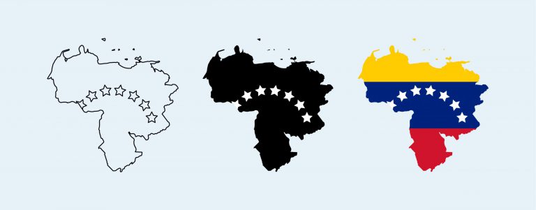 Venezuela Map Free Vector Art